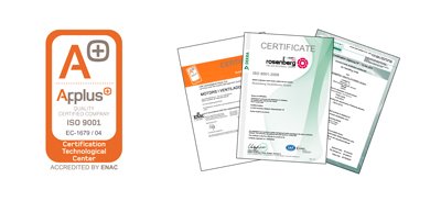 airtenics iso 9001 certificado applus