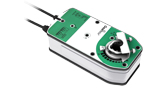 Security rotary actuators with spring return