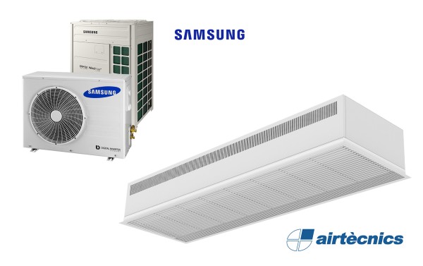 Cortina d'aire Recessed Dam DX per bomba calor Samsung