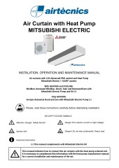 Air curtain with Heat Pump Mitsubishi Electric 1:1 VRF - RJ11