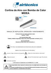 Cortina de aire con Bomba de Calor Midea 1:1 VRF - RJ11