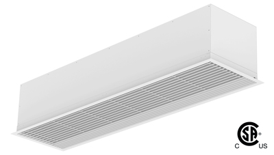 Kurtyna powietrzna do zabudowy Compact