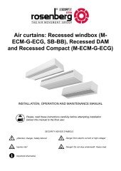 Installation Manual - Cortines d'aire - Windbox Dam Compact empotrable