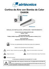Cortina de aire con Bomba de Calor Daikin 1:1 VRF - RJ11