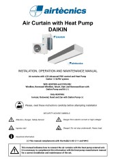 Air curtain with Heat Pump Daikin 1:1 VRF - RJ11