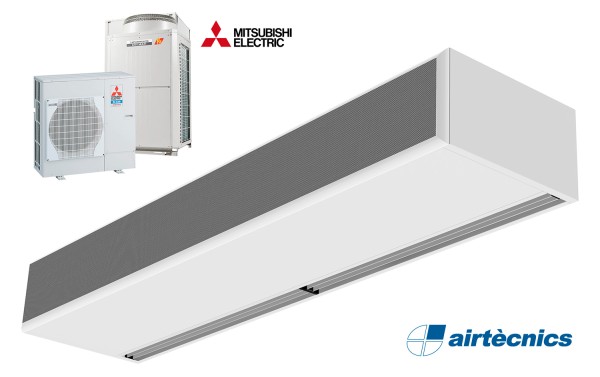 Воздушная завеса Windbox с Тепловым Насосом MITSUBISHI ELECTRIC