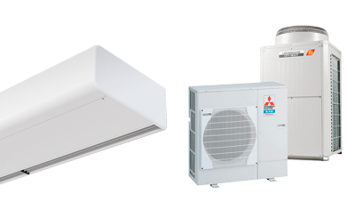 Luftridå för värmepump, Smart DX för MITSUBISHI ELECTRIC