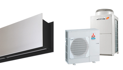 Luftridå för värmepump, Zen DX för MITSUBISHI ELECTRIC