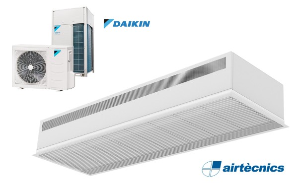 Warmtepomp Luchtgordijn Inbouw Dam DX voor DAIKIN