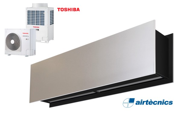 Rideau d'air Zen DX avec pompe à chaleur pour TOSHIBA