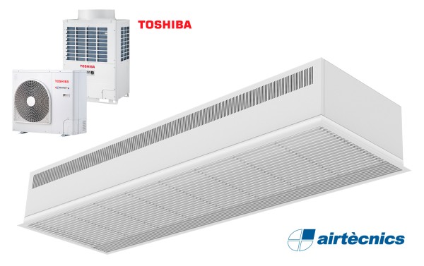 Встраиваемая Воздушная завеса Dam DX с Тепловым Насосом TOSHIBA