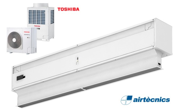 Heat Pump Air curtain Invisair DX for TOSHIBA