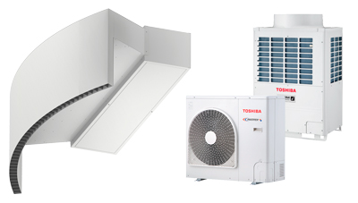 Luftridå för värmepump, Rotowind DX för TOSHIBA