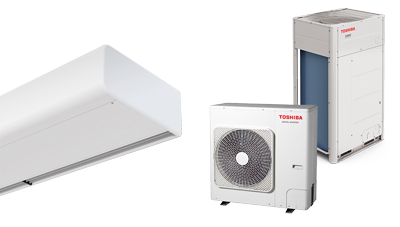 Zračna zavesa s toplotno črpalko Smart DX za TOSHIBA