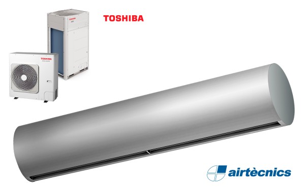  Warmtepomp Luchtgordijn Rund DX voor TOSHIBA