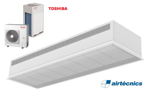 Встраиваемая Воздушная завеса Dam DX с Тепловым Насосом TOSHIBA