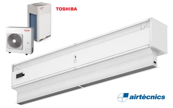 Heat Pump Air curtain Invisair DX for TOSHIBA