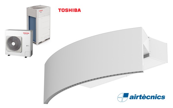 Αεροκουρτίνα με αντλία θερμότητας Rotowind DX για TOSHIBA