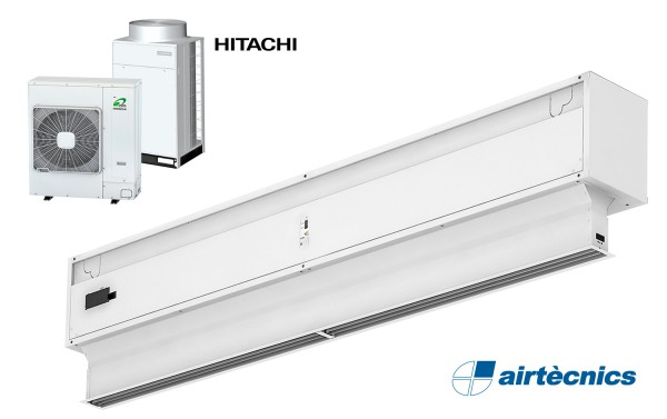 Vzduchová clona Invisair DX pro tepelné čerpadlo HITACHI