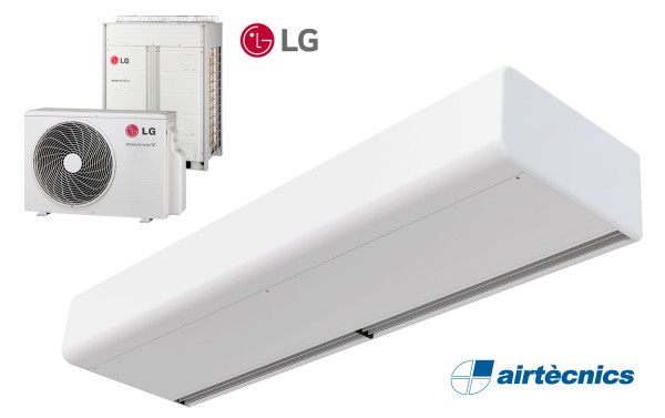 Rideau d'air Smart DX avec pompe à chaleur pour LG