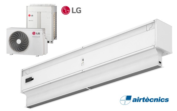 Воздушная завеса Invisair DX с Тепловым Насосом LG