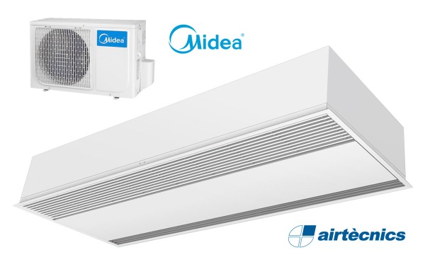 Barriera d'aria Recessed Windbox DX in pompa di calore per MIDEA