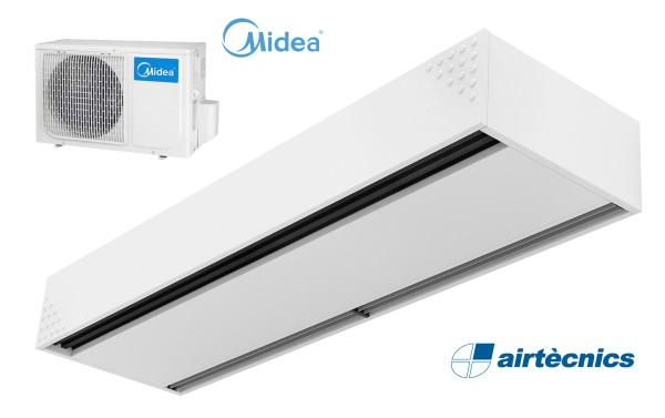 Barriera d'aria Dam DX in pompa di calore per MIDEA