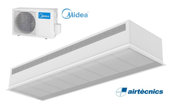 Barriera d'aria Recessed Dam DX in pompa di calore per MIDEA
