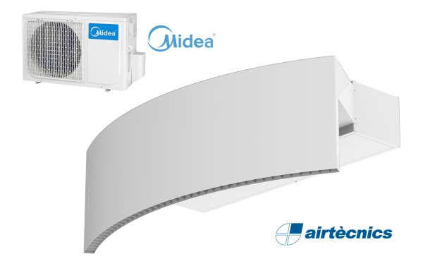 Воздушная завеса Rotowind DX с Тепловым Насосом MIDEA