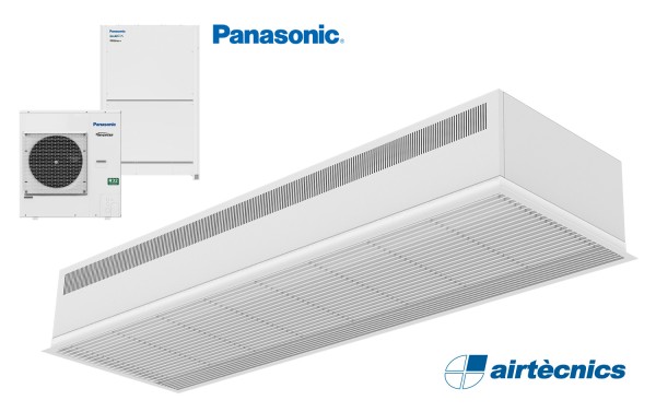 Vgradna zračna zavesa Zap Dam DX s toplotno črpalko za PANASONIC