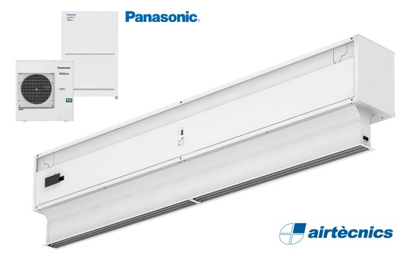 Invisair DX luftgardin for varmepumpe PANASONIC