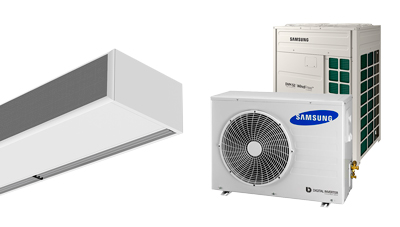 Heat pump air curtain Windbox DX for Samsung