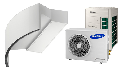 Heat pump air curtain Rotowind DX for Samsung