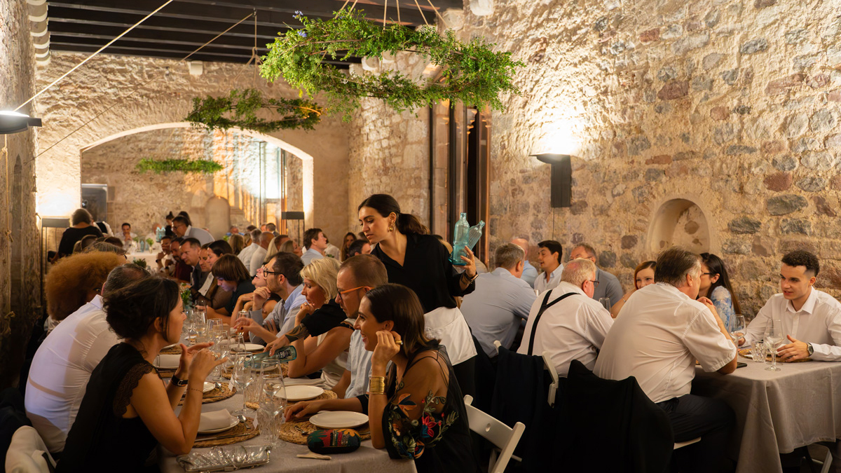 Airtècnics 40th anniversary dinner at Castell de Clasquerí