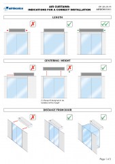 Air Curtains - Indications For Correct Installation