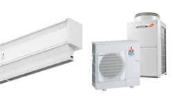 Cortina de aire Invisair DX para Bomba de Calor MITSUBISHI ELECTRIC