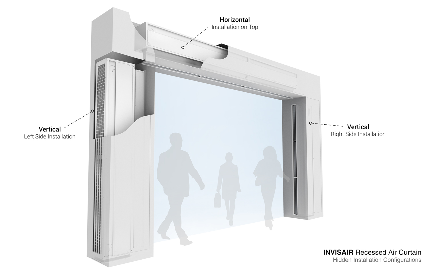 Air Curtain Invisair For Invisible Instalation Air Curtain Invisair For Invisible Instalation