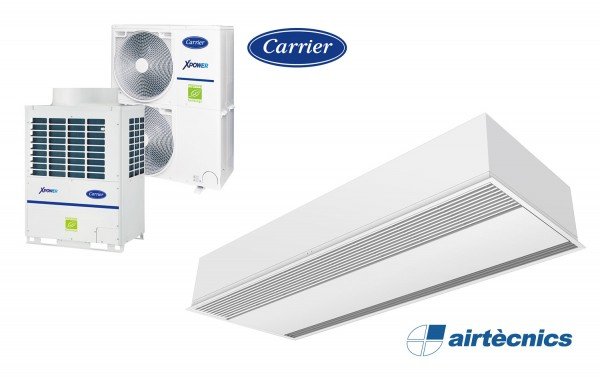 Isı pompası için Gir Windbox VRF hava perdesi CARRIER