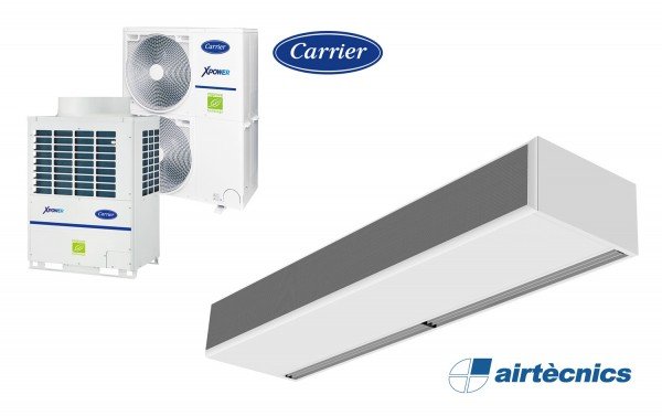 Windbox VRF luftgardin for varmepumpe CARRIER