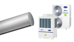 Heat pump air curtain Rund VRF for CARRIER