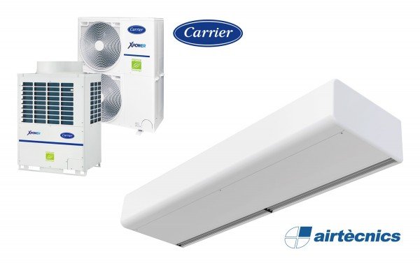 Воздушная завеса Rund VRF с тепловым насосом CARRIER