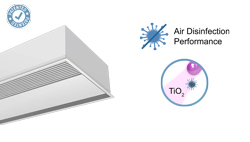 Air curtain Recessed Windbox with Kleenfan technology