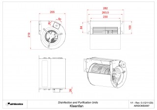Dimensions Kleenfan