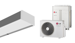 Cortina de aire Windbox BB DX para bomba de calor LG