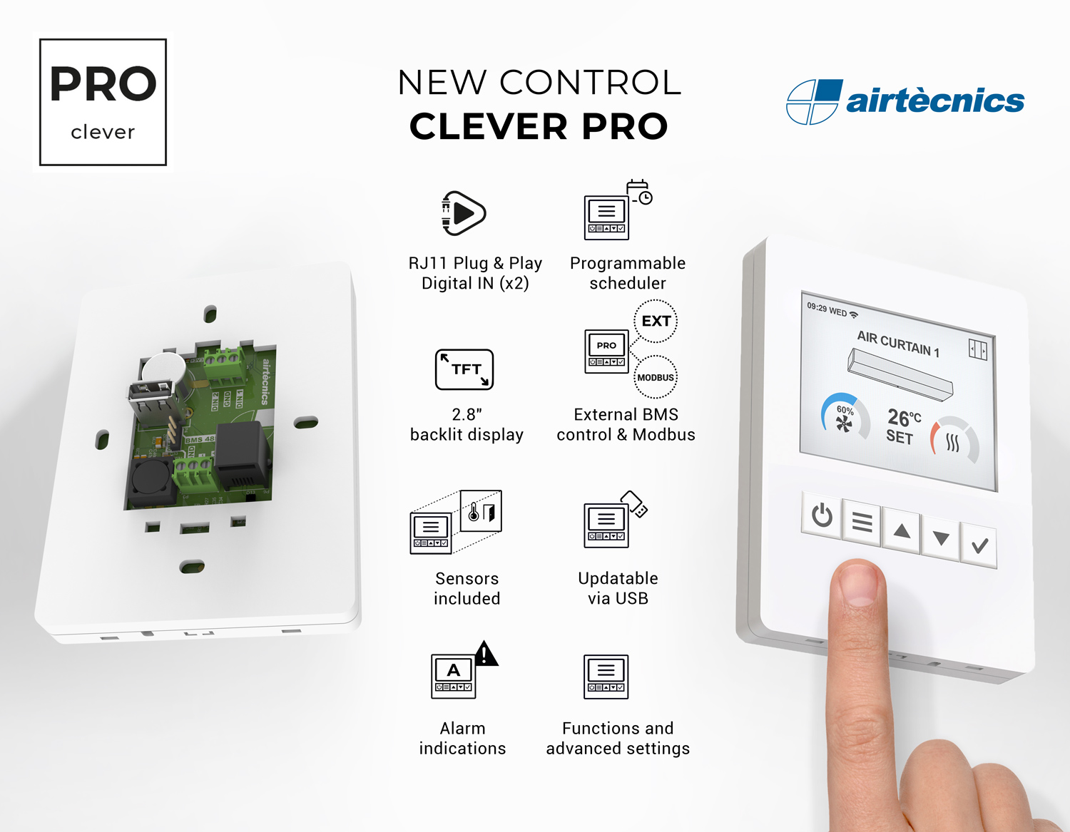 New control Clever PRO, the revolution in control
