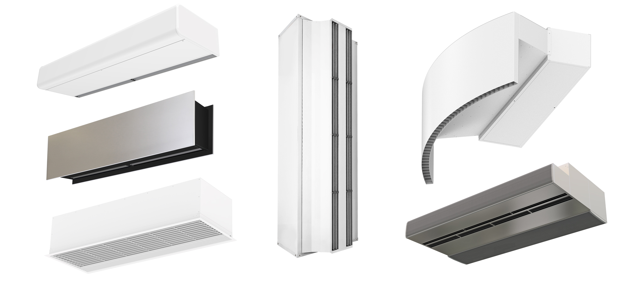 Modelos de cortinas de aire Airtècnics
